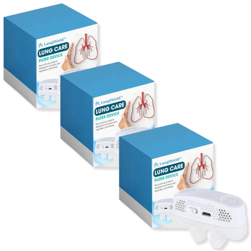 LungShield™ | מסנן נשימה לניקוי הריאות